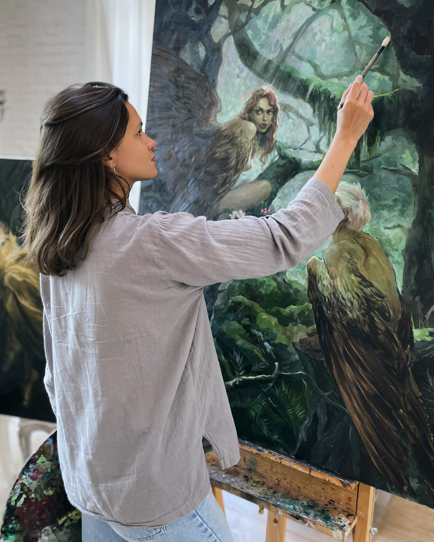 Дарья Курилова — художница, портрет