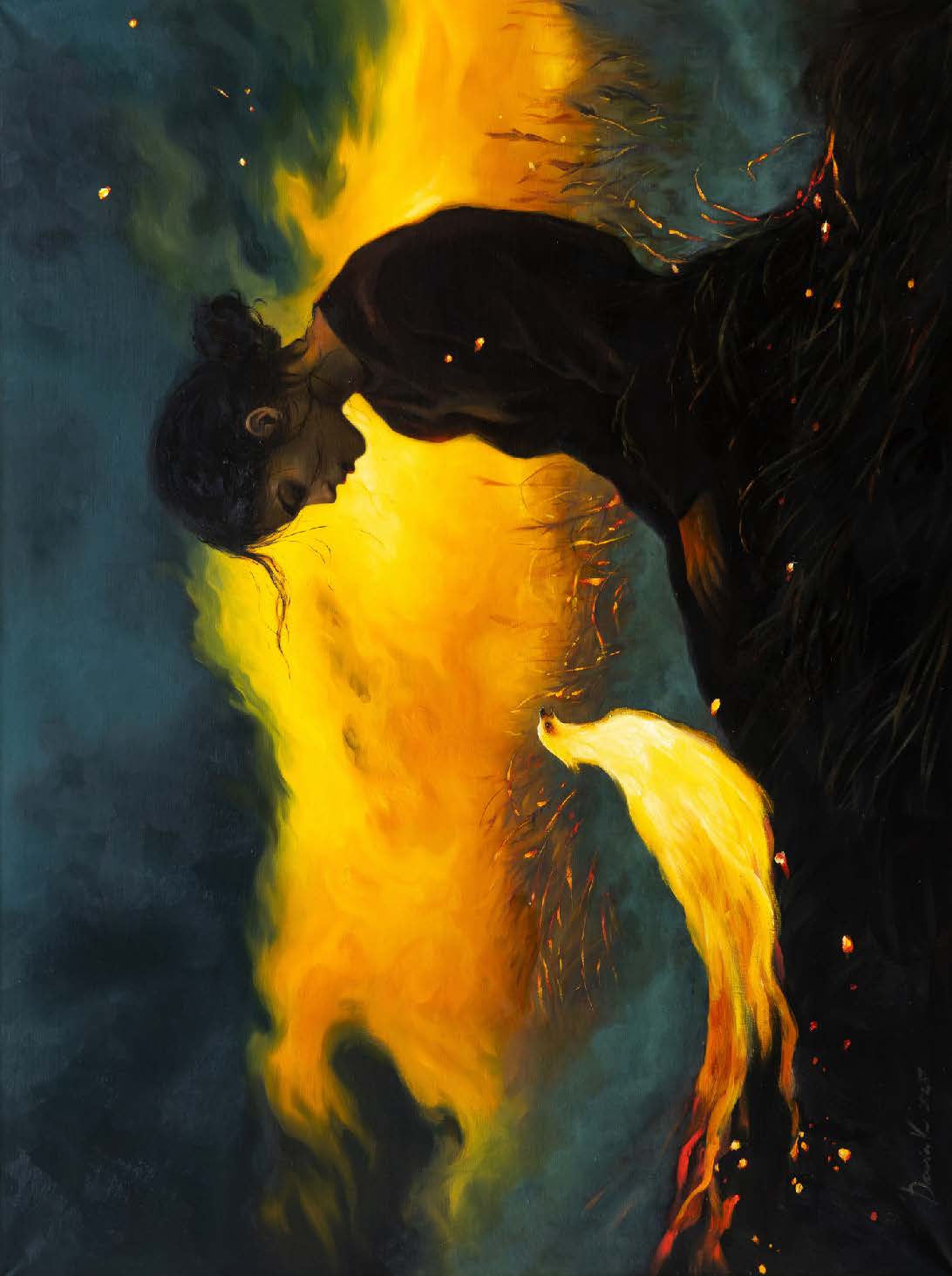 Возрождение — картина Дарьи Куриловой, холст масло 130×100 см, 2025 год